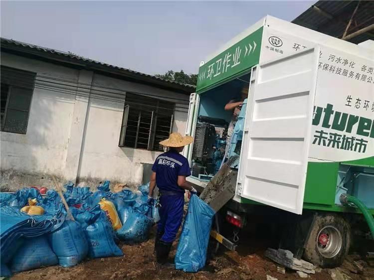 镇赉工业污泥压干处理